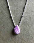 Naked Sage - Linnaea Necklace (Labradorite, London Topaz, Moonstone & Pink Sapphire)