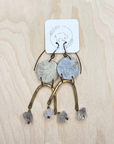 Sheppards Hook - Moondrop Earrings - Herkimer Quartz- 404