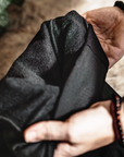 SPIRIT FLEECE Pant- Eggplant/ charcoal cuff