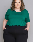 CLASSIC Bamboo Tee- Evergreen