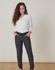 SOLEIL Sustainable Fabric Blouse- Cabernet