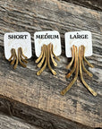 Sheppards Hook - Boucles d’oreilles Staghorn en laiton - 