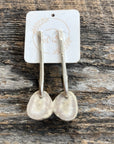 Sheppards Hook - Silver Hook Stud Earrings- 
