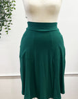 RESALE -Rib Skirt- S/M- evergreen rib - RE320