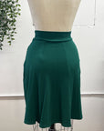 RESALE -Rib Skirt- S/M- evergreen rib - RE320