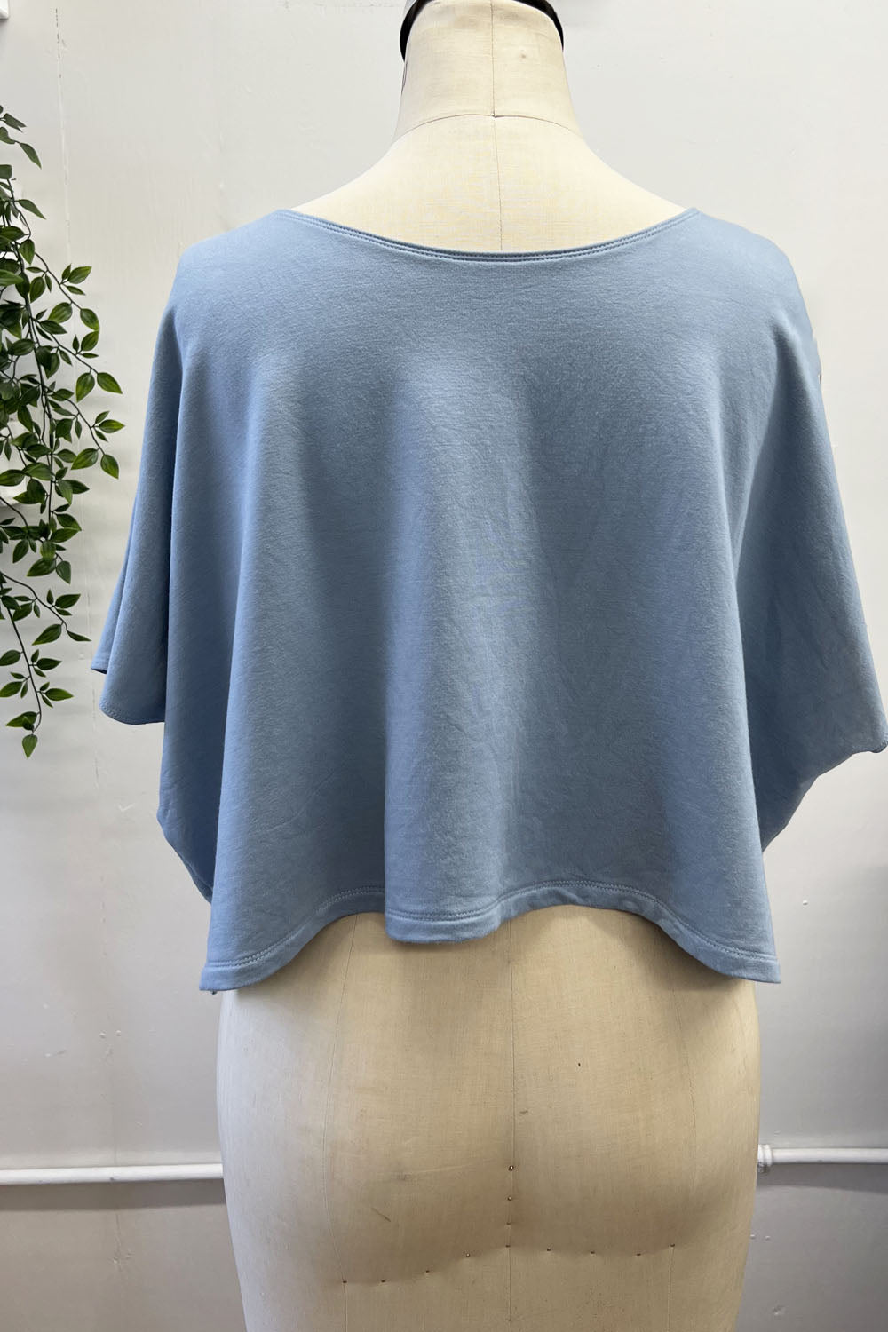REVENTE - Haut court - Bleu doux - Crop 1 - RE369