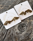 Sheppards Hook - Brass Rainbow Earrings - BRE