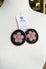 Metis Large Flower- Rose/Black