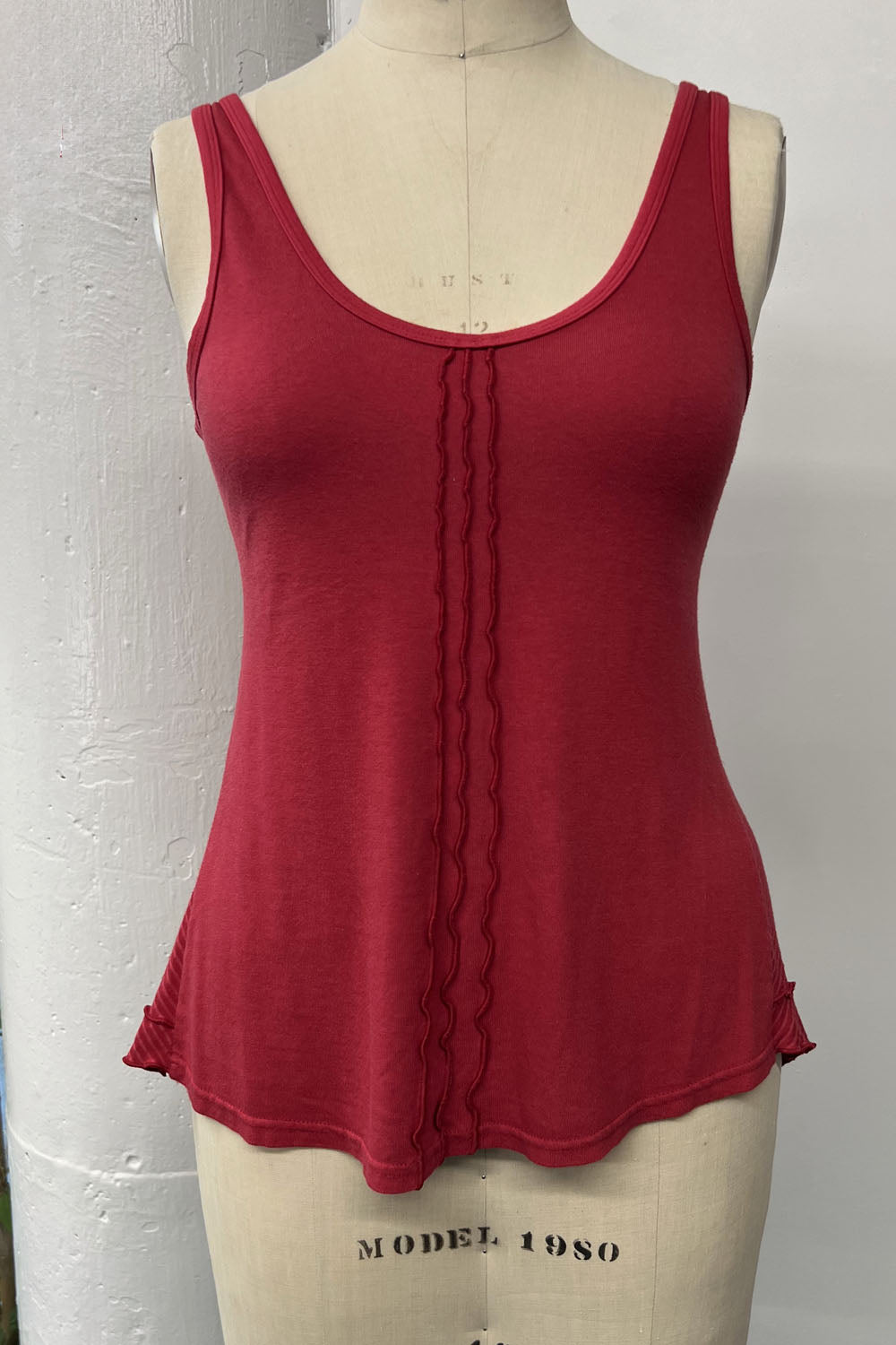 REVENTE - Cami - M - rouge doux - RE471