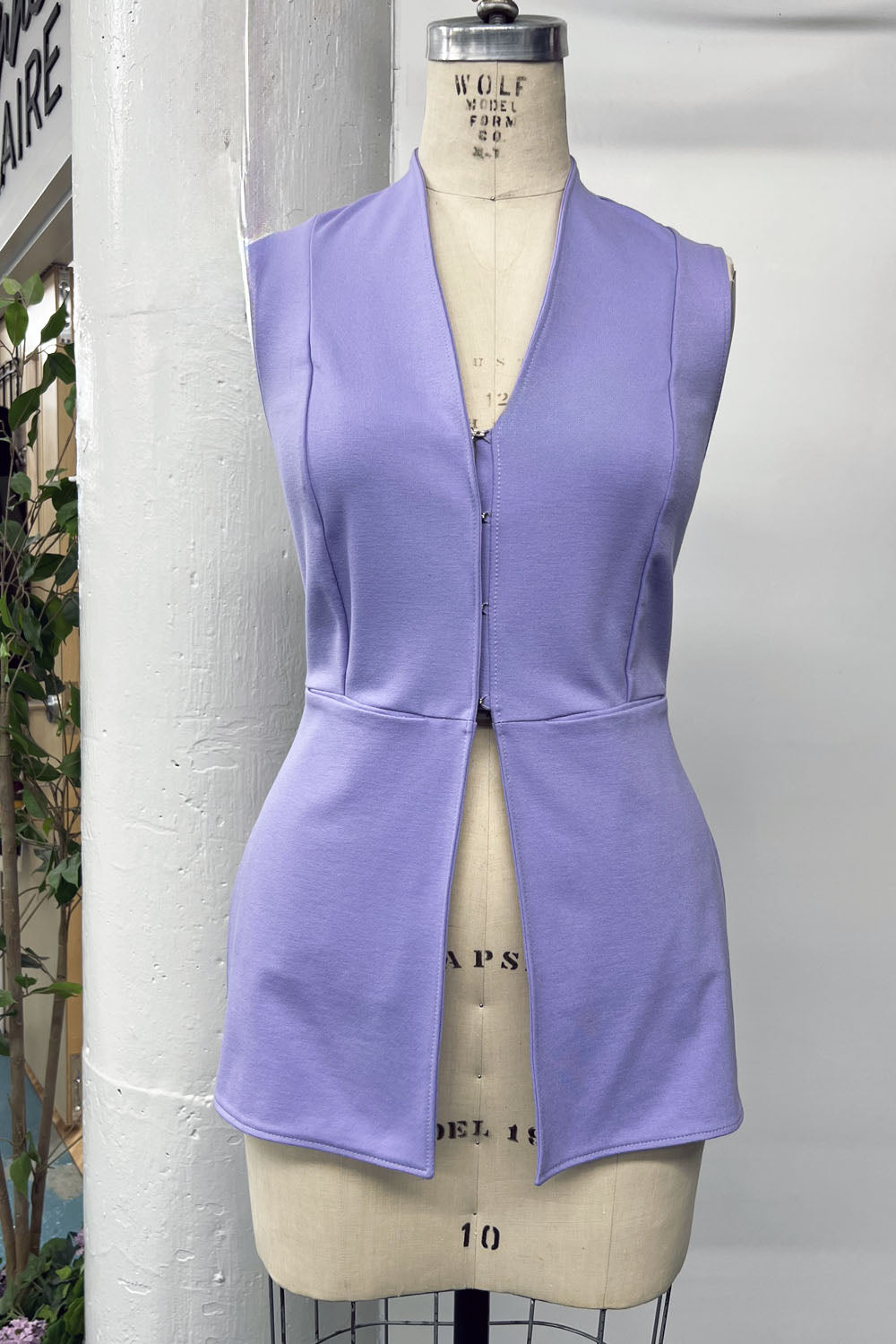 RESALE - Lexi Vest Top - XS - Lavender - RE514