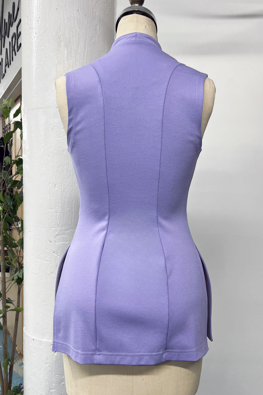 RESALE - Lexi Vest Top - XS - Lavender - RE514
