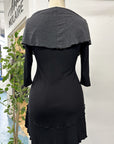 RESALE - Danielle Tunic - Black/Charcoal - M - RE596