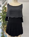 RESALE - Danielle Tunic - Black/Charcoal - M - RE596