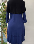 RESALE - Danielle Tunic - Winter Blue/Black - L - RE607