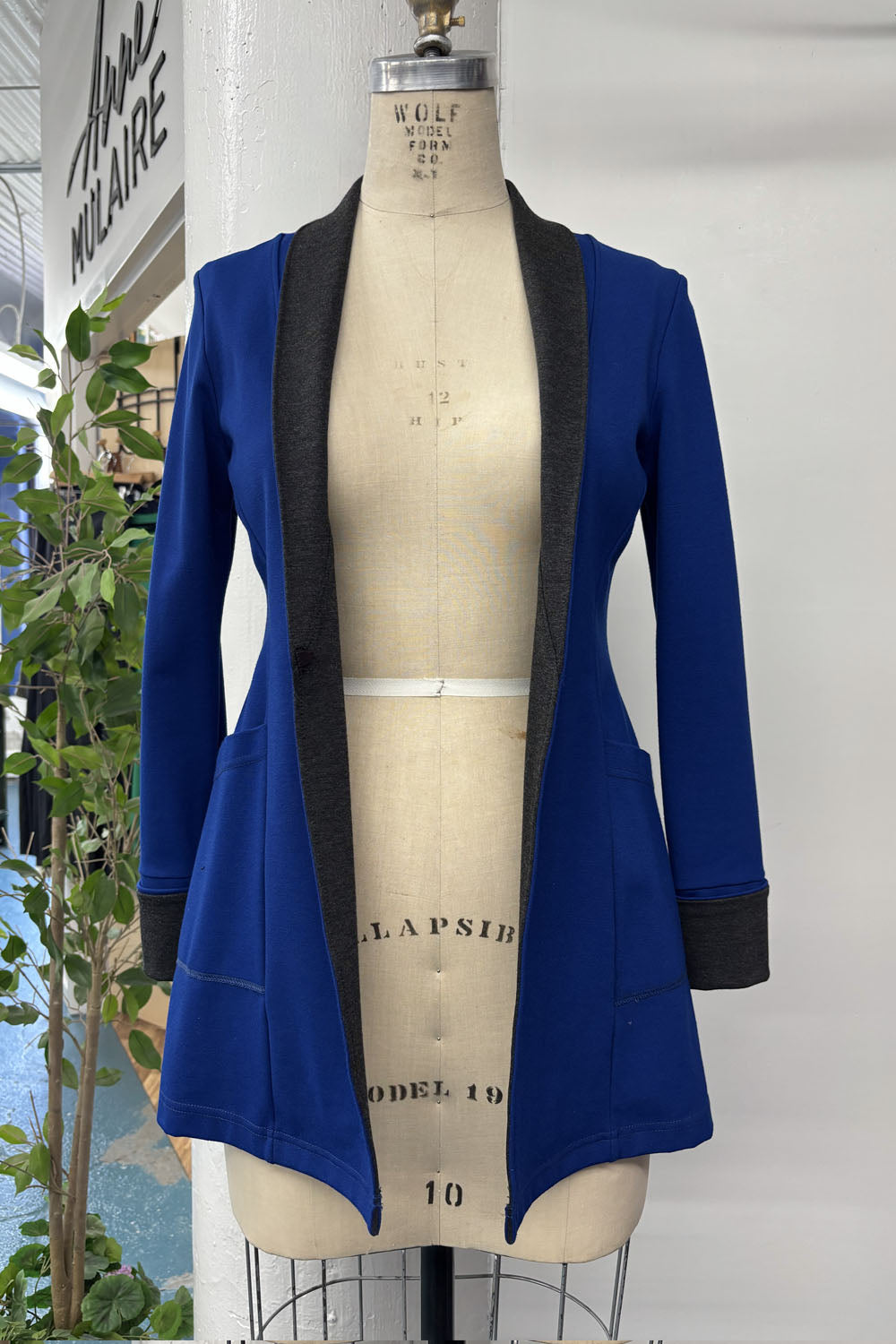 RESALE - Blazer - Cobalt /Grey - S - RE614