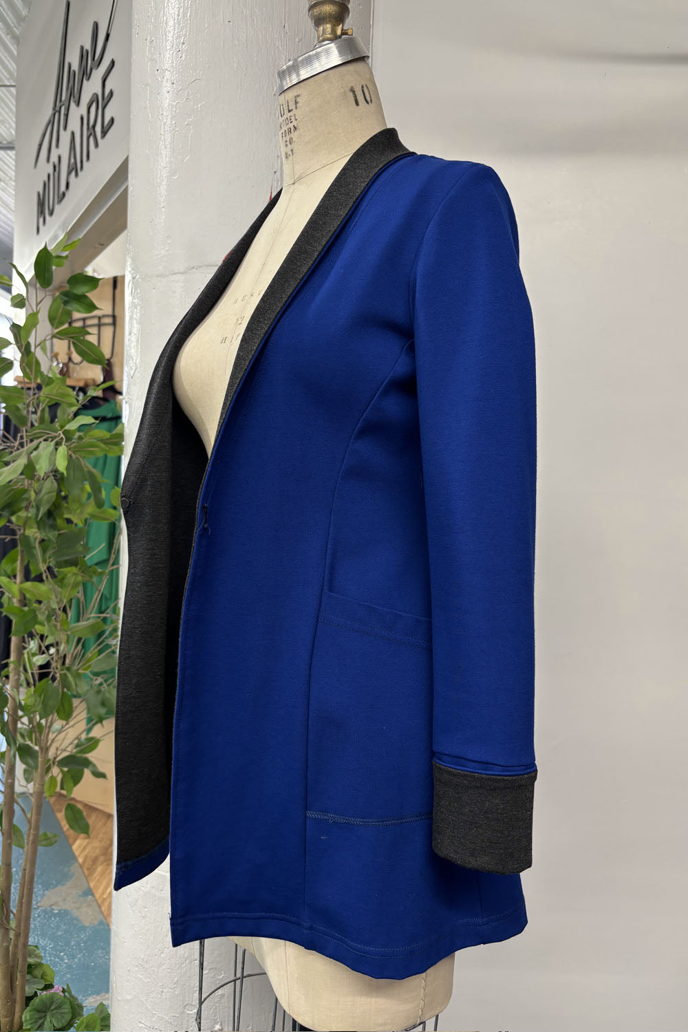 RESALE - Blazer - Cobalt /Grey - S - RE614