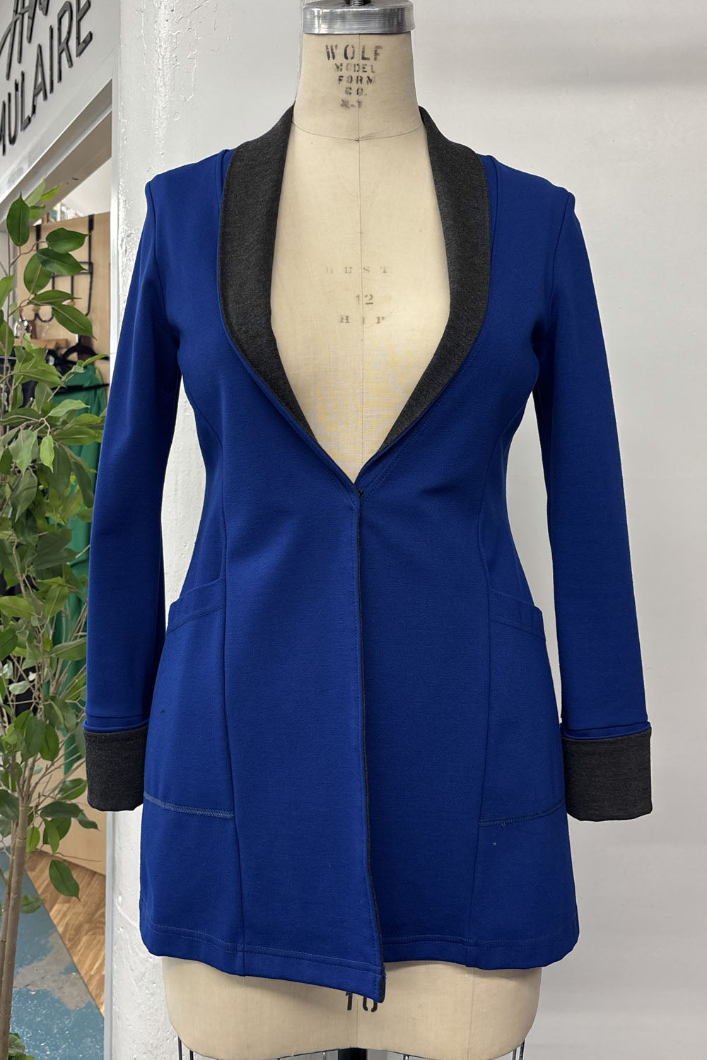 RESALE - Blazer - Cobalt /Grey - S - RE614