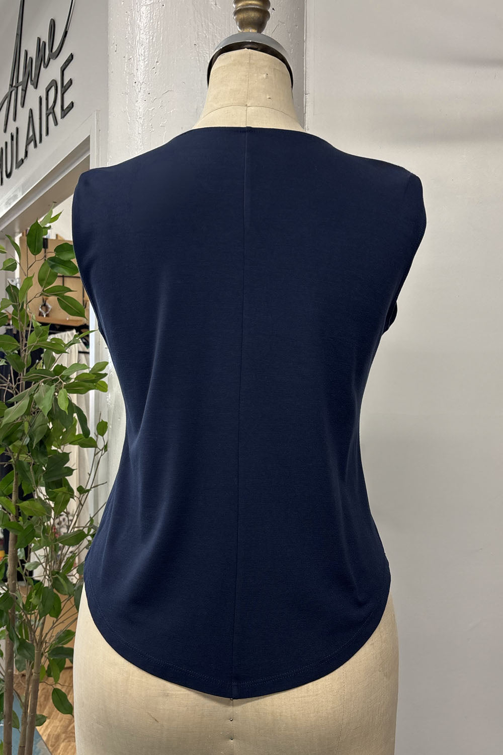 RESALE - Sadie Blouse - Midnight - S - RE615