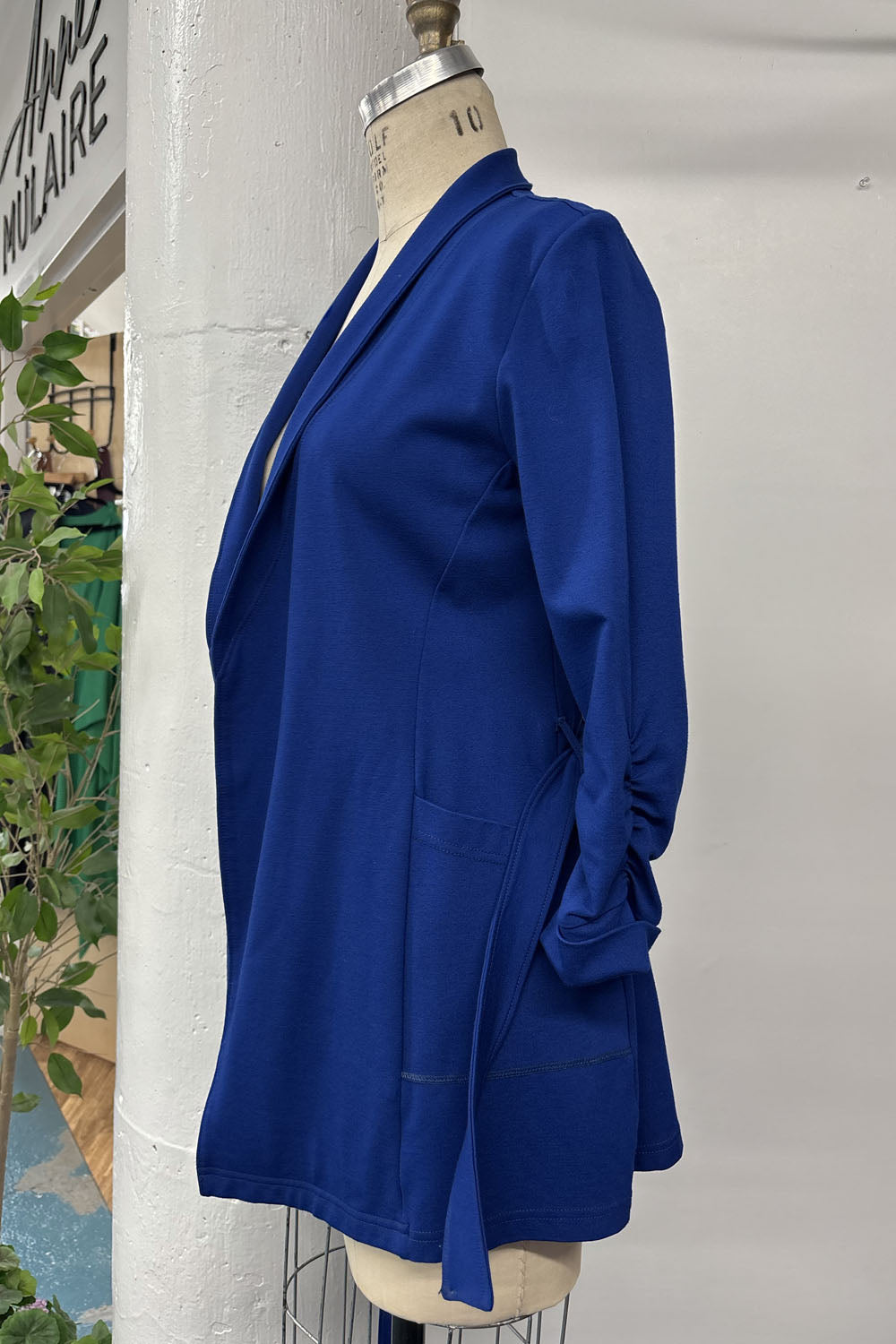 RESALE - Wrap Jacket - Cobalt - S - RE616