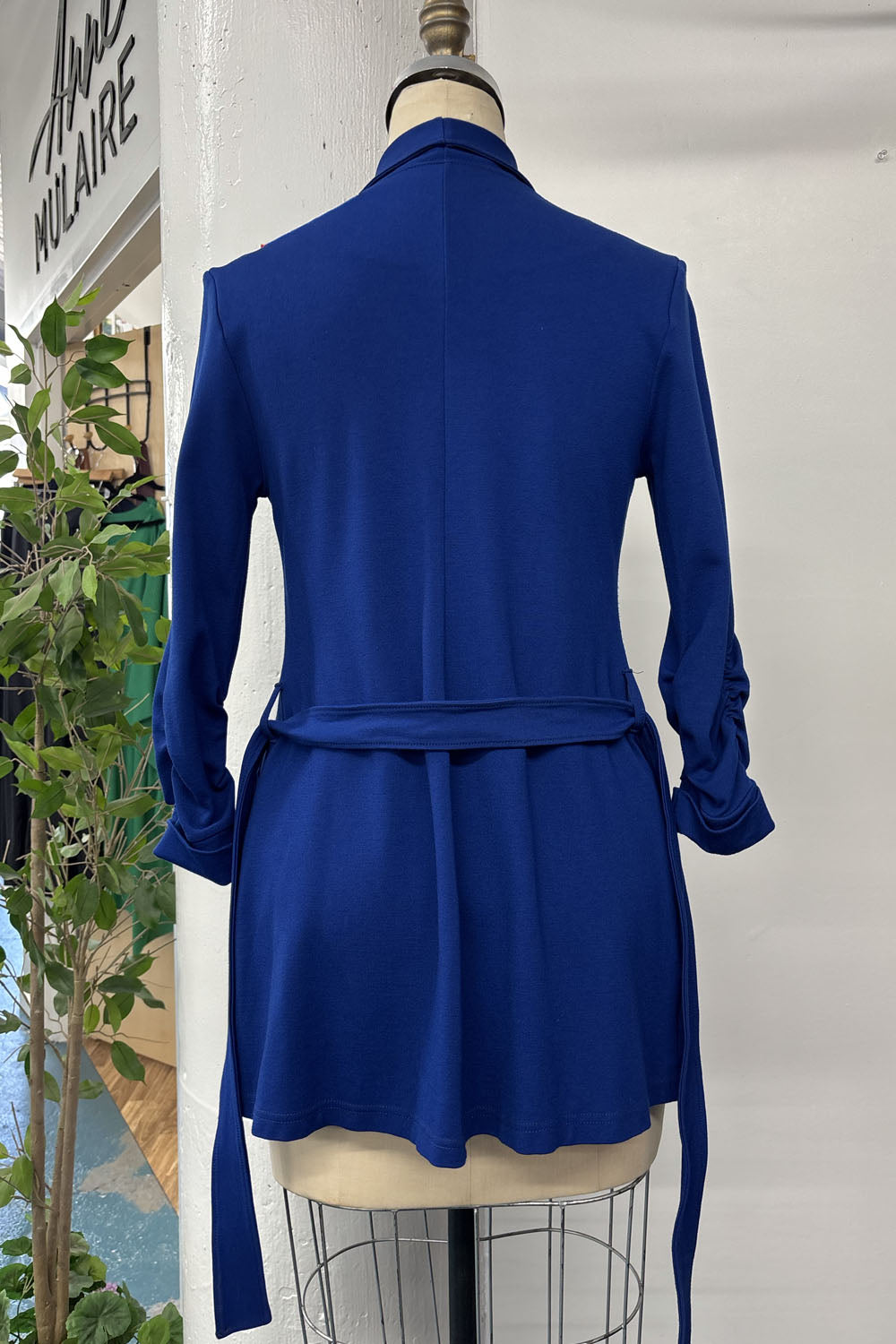 RESALE - Wrap Jacket - Cobalt - S - RE616