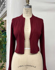 RESALE - Gabby Short Jacket - Scarlet - S- RE620