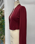 RESALE - Gabby Short Jacket - Scarlet - S- RE620