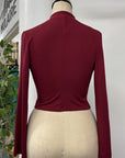 RESALE - Gabby Short Jacket - Scarlet - S- RE620