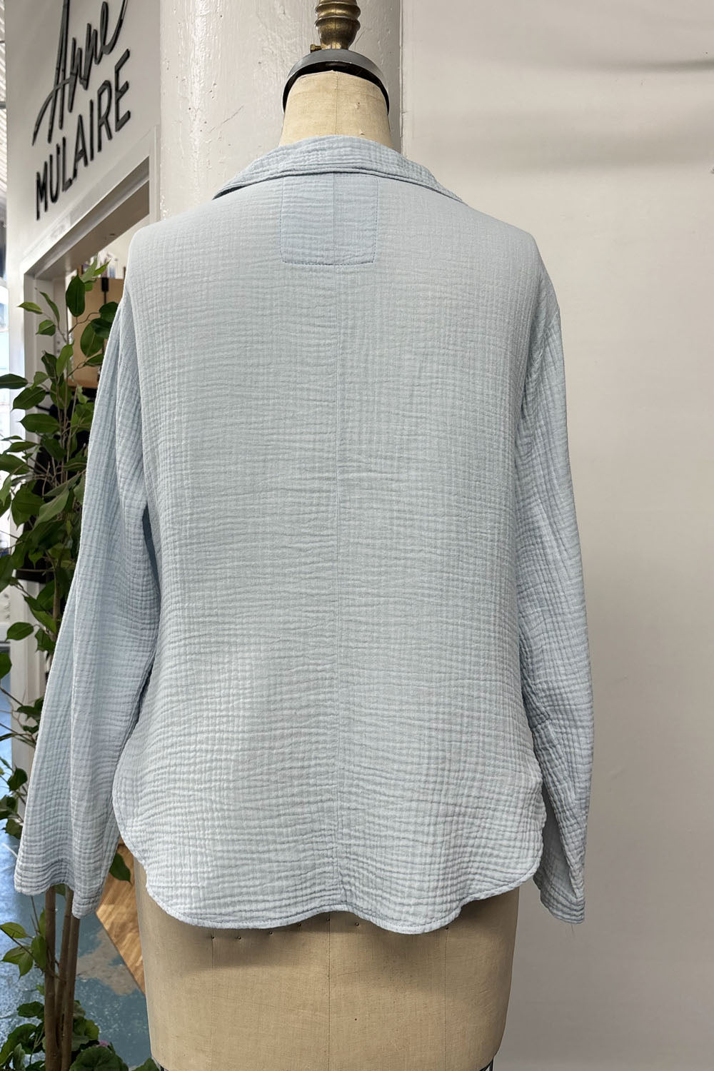 RESALE - Soleil Blouse - Light Blue - S - RE630