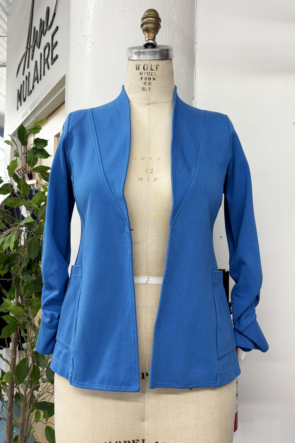 REVENTE - Blazer - P - cobalt/gris - RE614