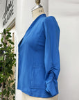 REVENTE - Blazer - P - cobalt/gris - RE614
