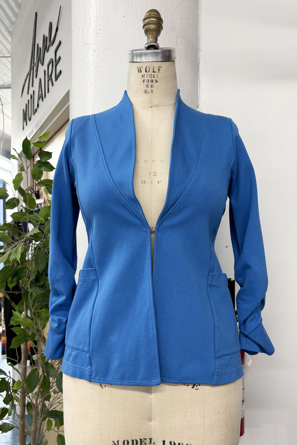 REVENTE - Blazer - P - cobalt/gris - RE614