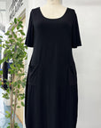 RESALE - Fiona Classic Dress - Black - Large - RE643
