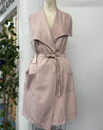 RESALE - Maude Wrap Vest - Blush - M/L - RE646