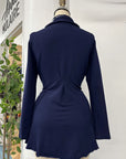 REVENTE - Blazer - P - cobalt/gris - RE614