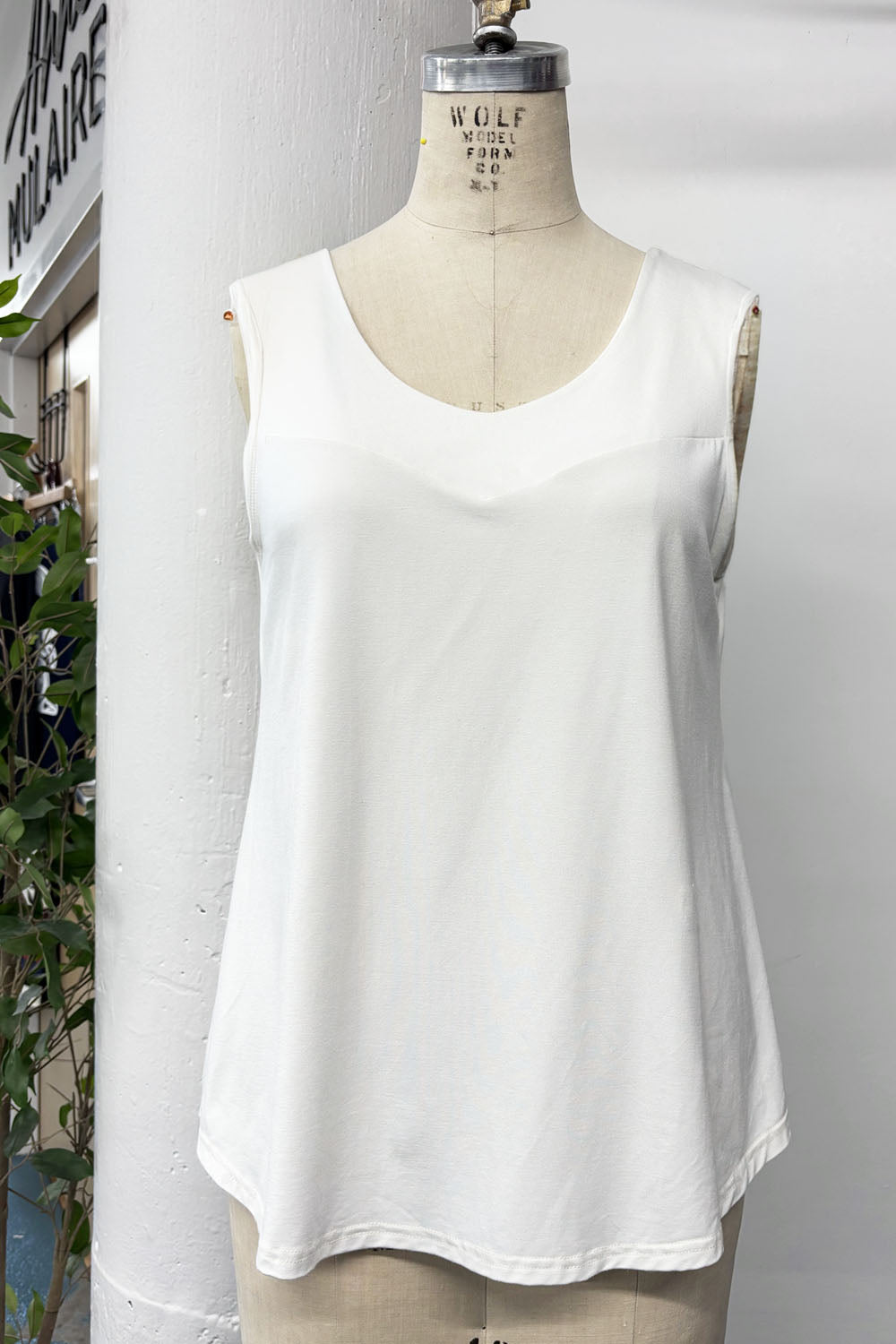 REVENTE - Cami Voila - blanc cassé - TG - RE685