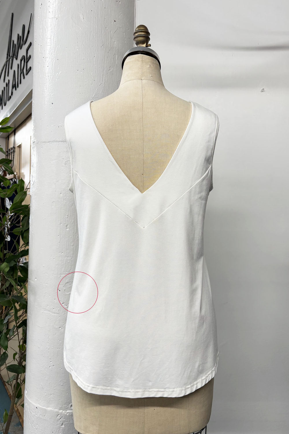 REVENTE - Cami Voila - blanc cassé - TG - RE685