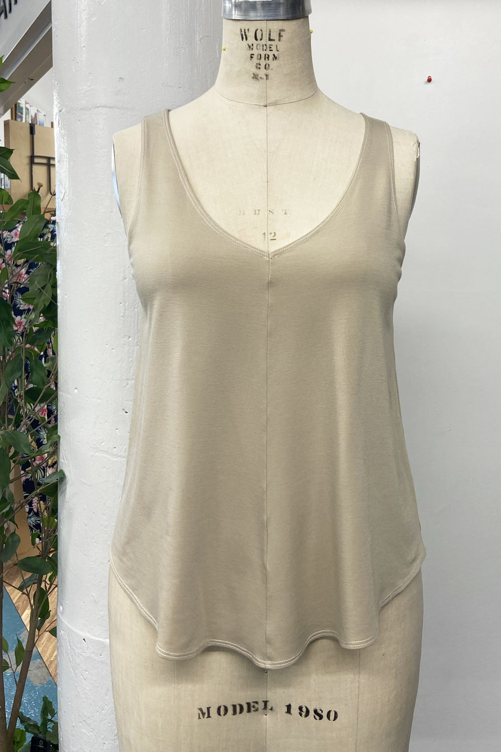 RESALE - Voila Cami - Sand - S - RE708