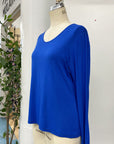 RESALE - Classic long sleeve V-neck -deep blue - L - RE715