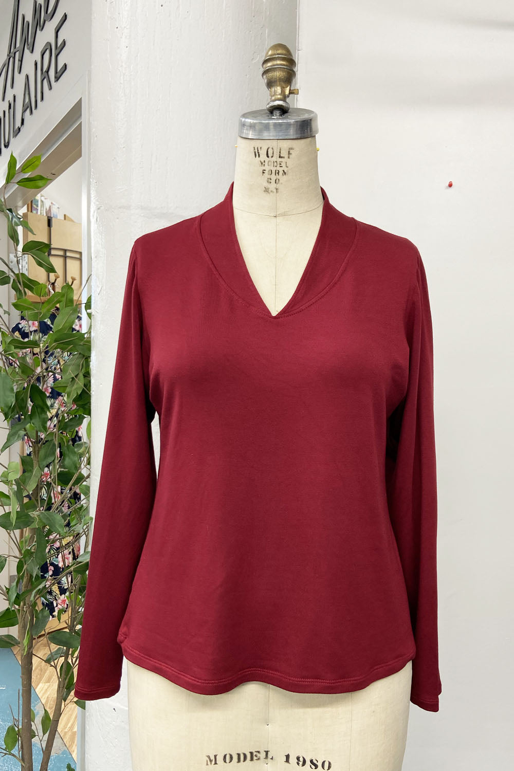 RESALE - Envie Long Sleeve - scarlet - M  - RE716