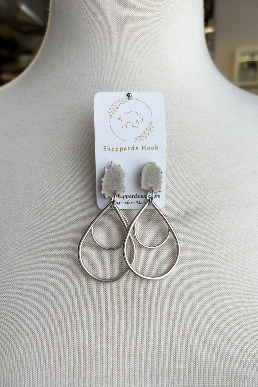 Sheppards Hook - Tulip Silver Stud Earrings - 