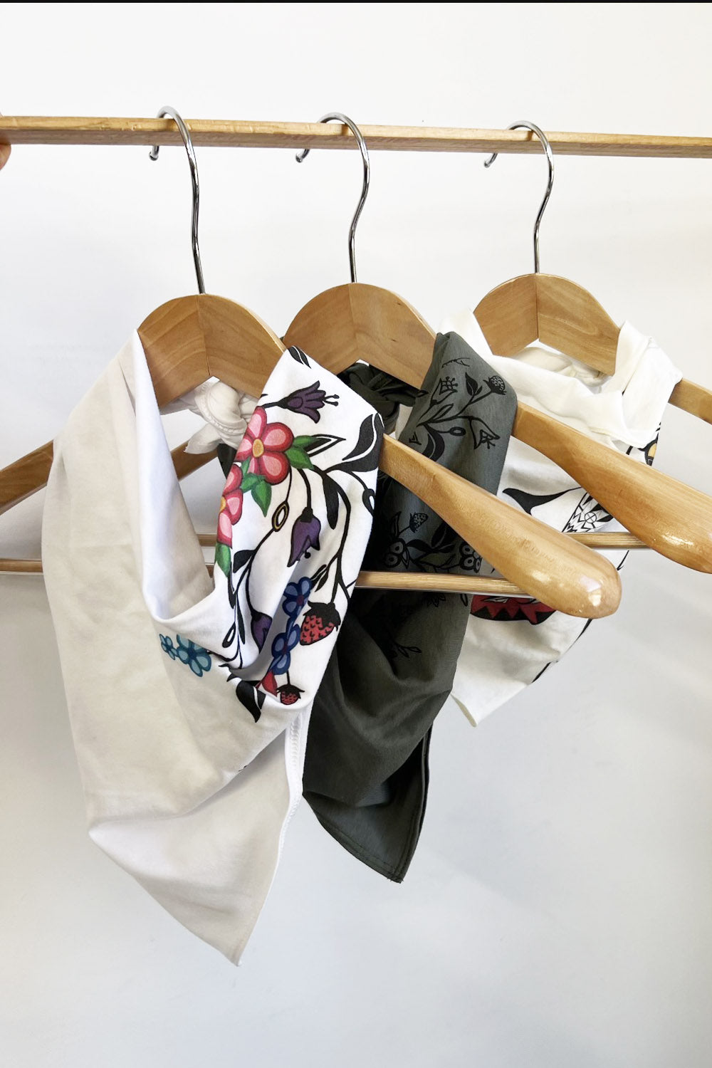 Printed Bamboo Bandanas/ Scarves