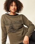 GREEN SALE - WOODLAND Cotton Sweater