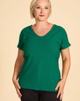 GREEN SALE - BLOUSON Top rib