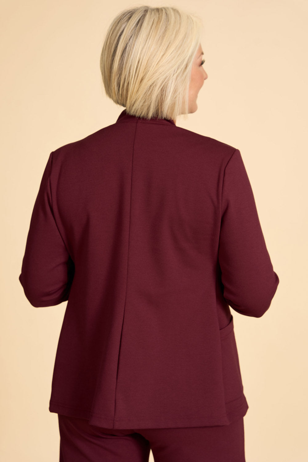 BONJOUR Blazer- Merlot