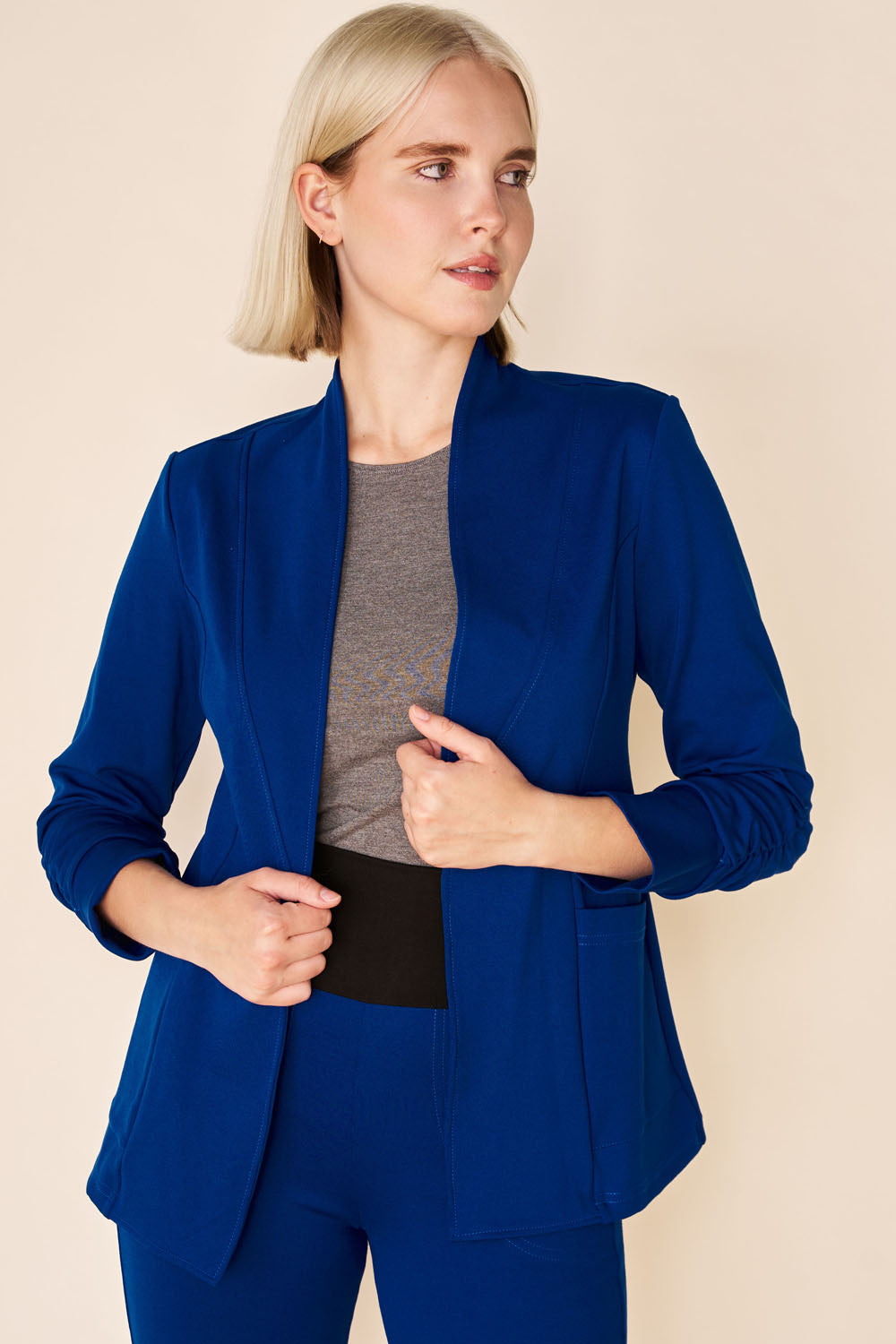 BONJOUR Blazer- Cobalt