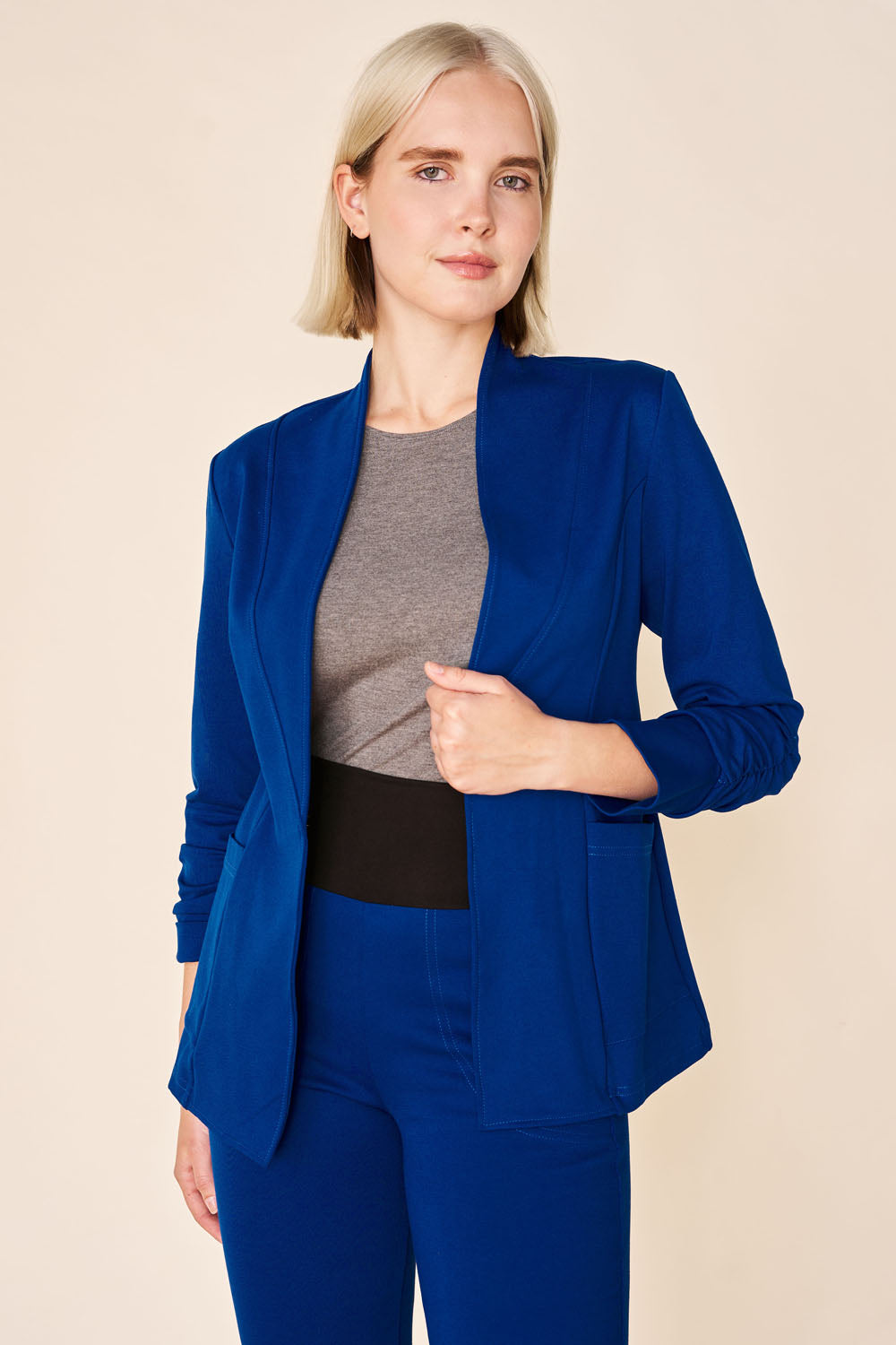 BONJOUR Blazer- Cobalt