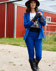 BONJOUR Blazer- Cobalt