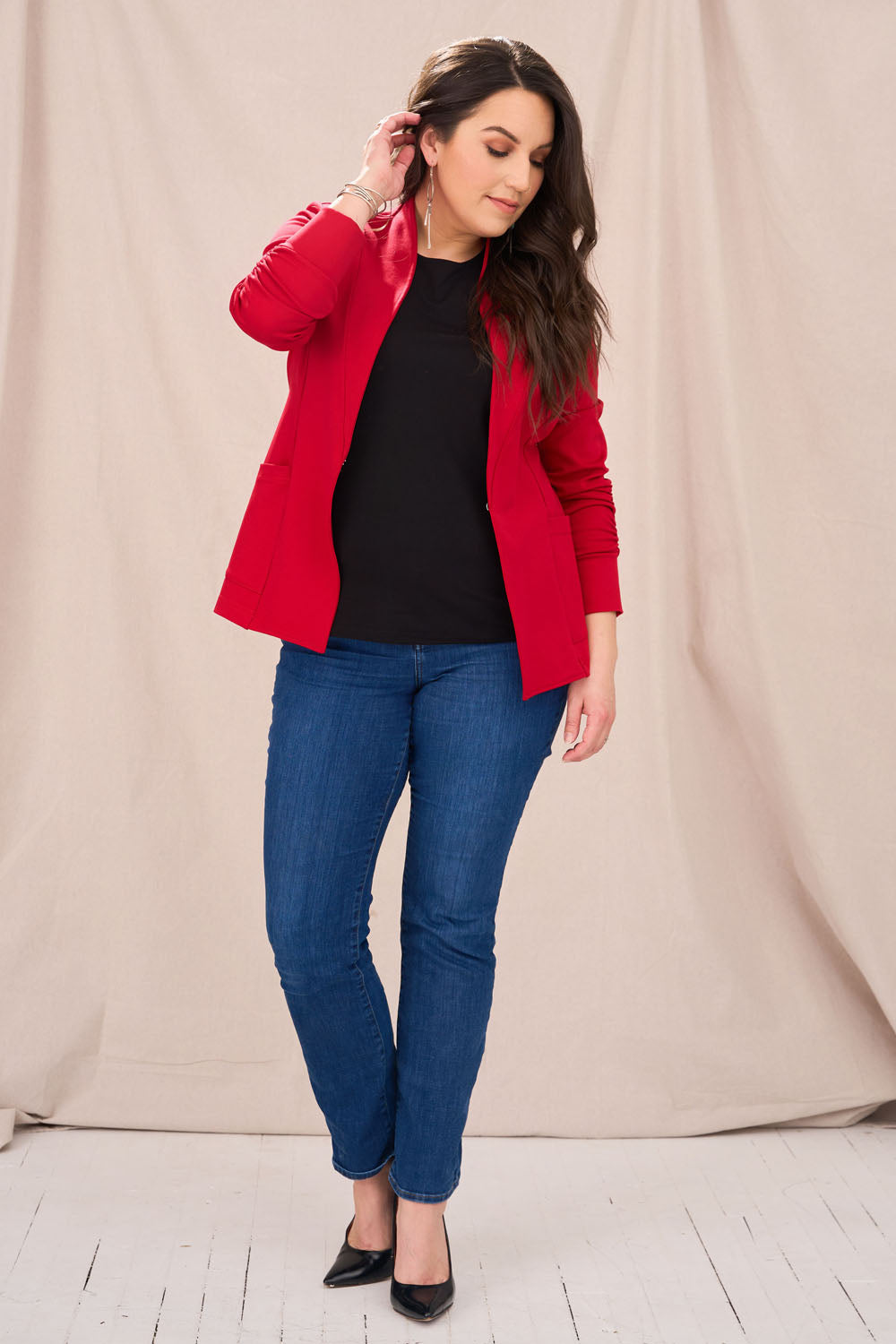 Blazer Bonjour - rouge tomate