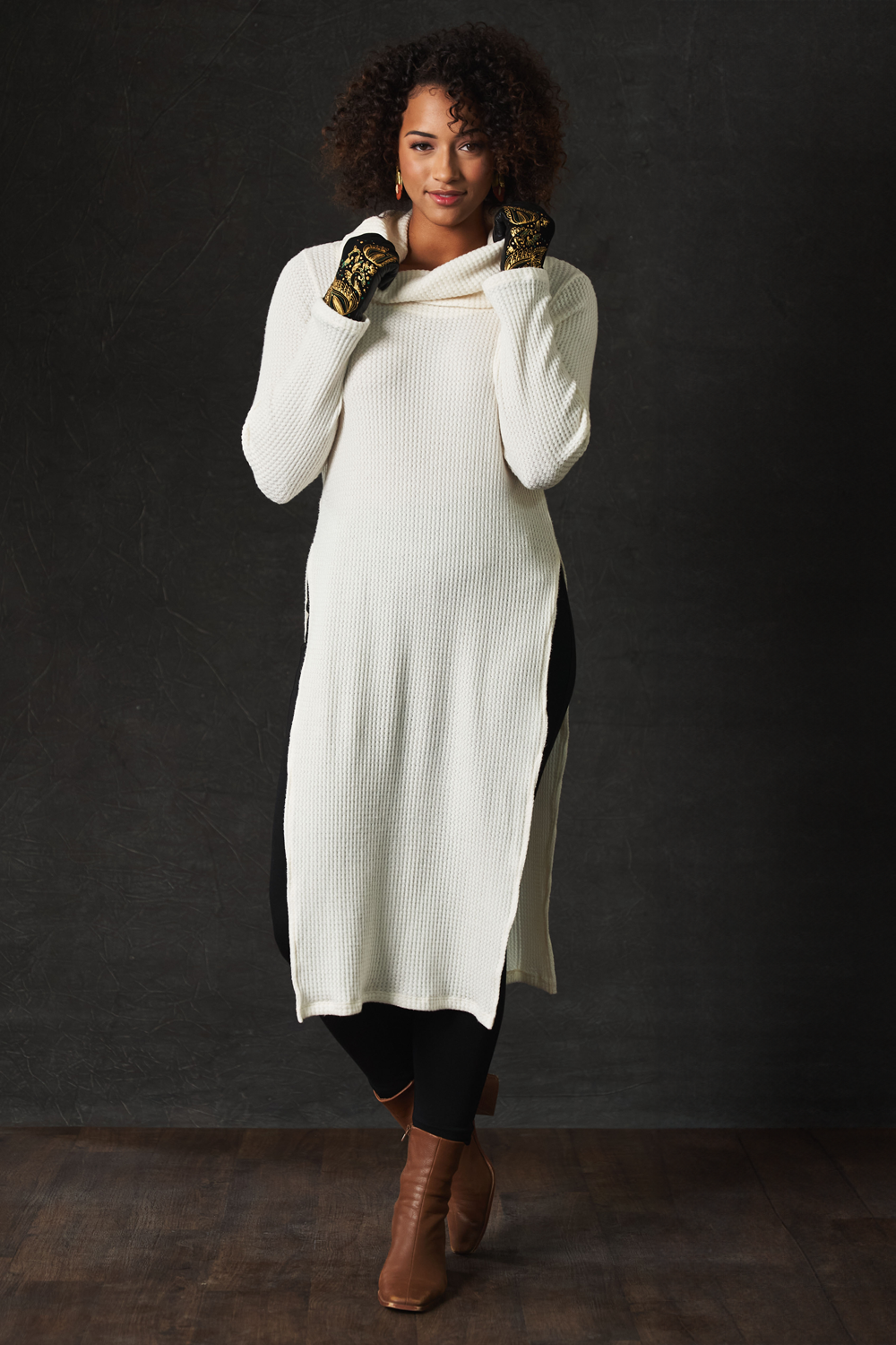 GREEN SALE - CHARLOTTE Tunic - thermal TENCEL™