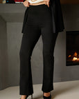 Pantalon Flare Ponte avec poches